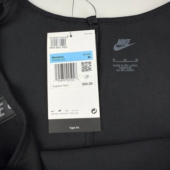 Nike Repeat Tape Unitard in Black Women's Size Medium - Picture 7 of 8